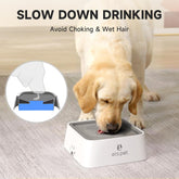 1L/2L/70Oz Dog Spill Proof Pet Water Bowl, Anti-Choking Water Bowl, Slow Water Feeder Pet Water Dispenser Carried Water Bowls for Dogs, Cats & Pets