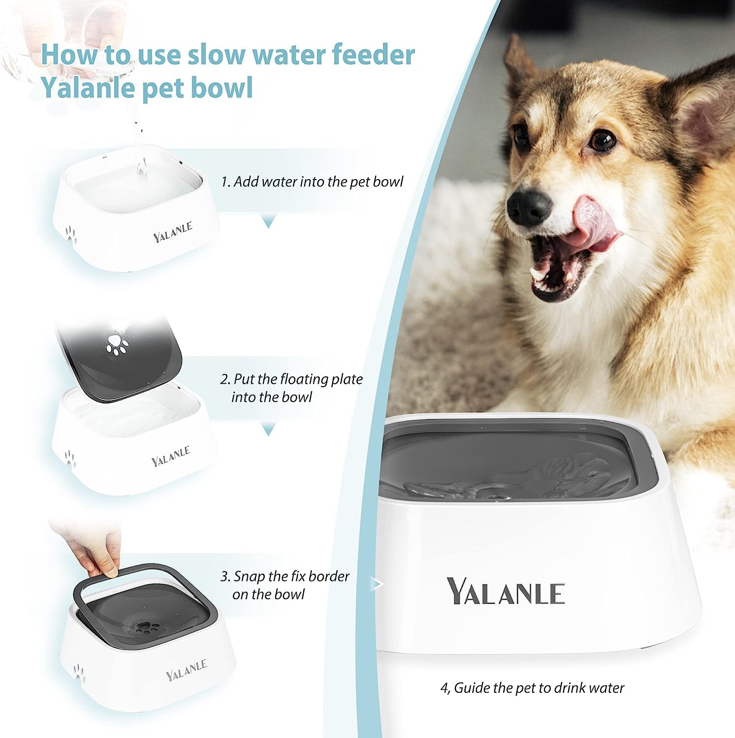 Dog Spill-Proof Water Bowl