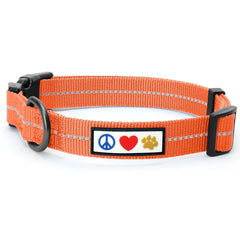 Reflective Dog Collar Adjustable for Large Dogs - Green Collar