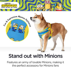 Dog Harness, Small, Blue  in a Row | Comfortable Mesh No-Pull Dog Harness| Gifts for  Fans and Their Pets | Officially Licensed Pet Product from Universal Studios