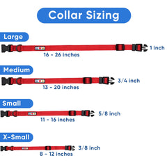 Reflective Dog Collar Adjustable for Large Dogs - Green Collar