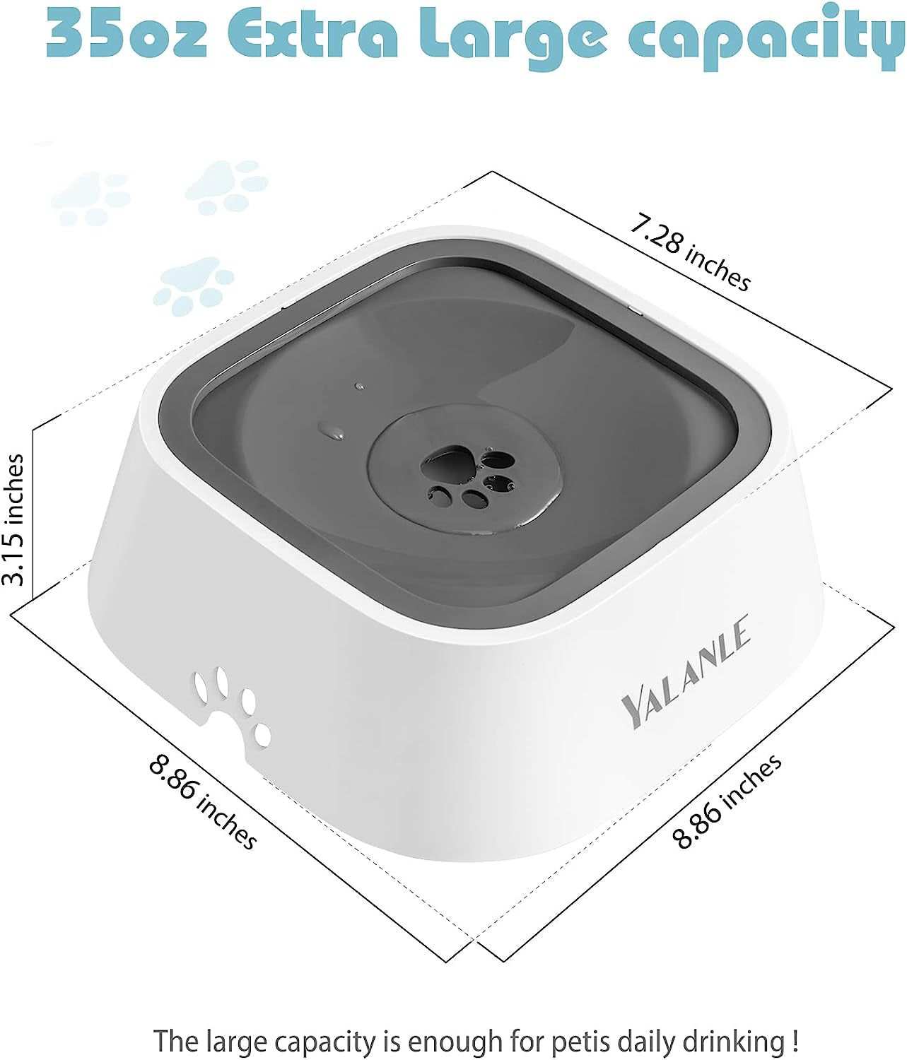 Dog Spill-Proof Water Bowl